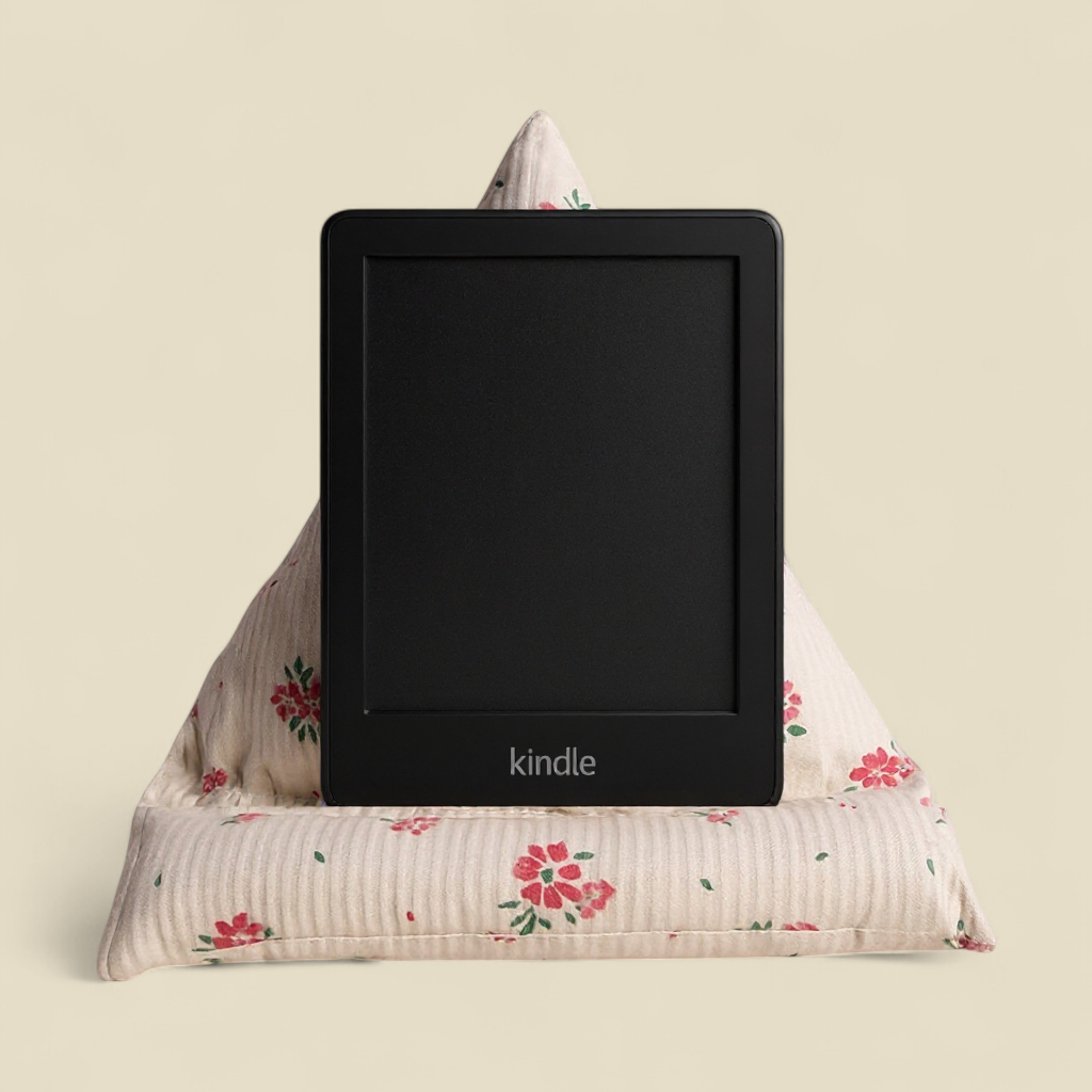 E-Reader-Kissen Rosa Blüten