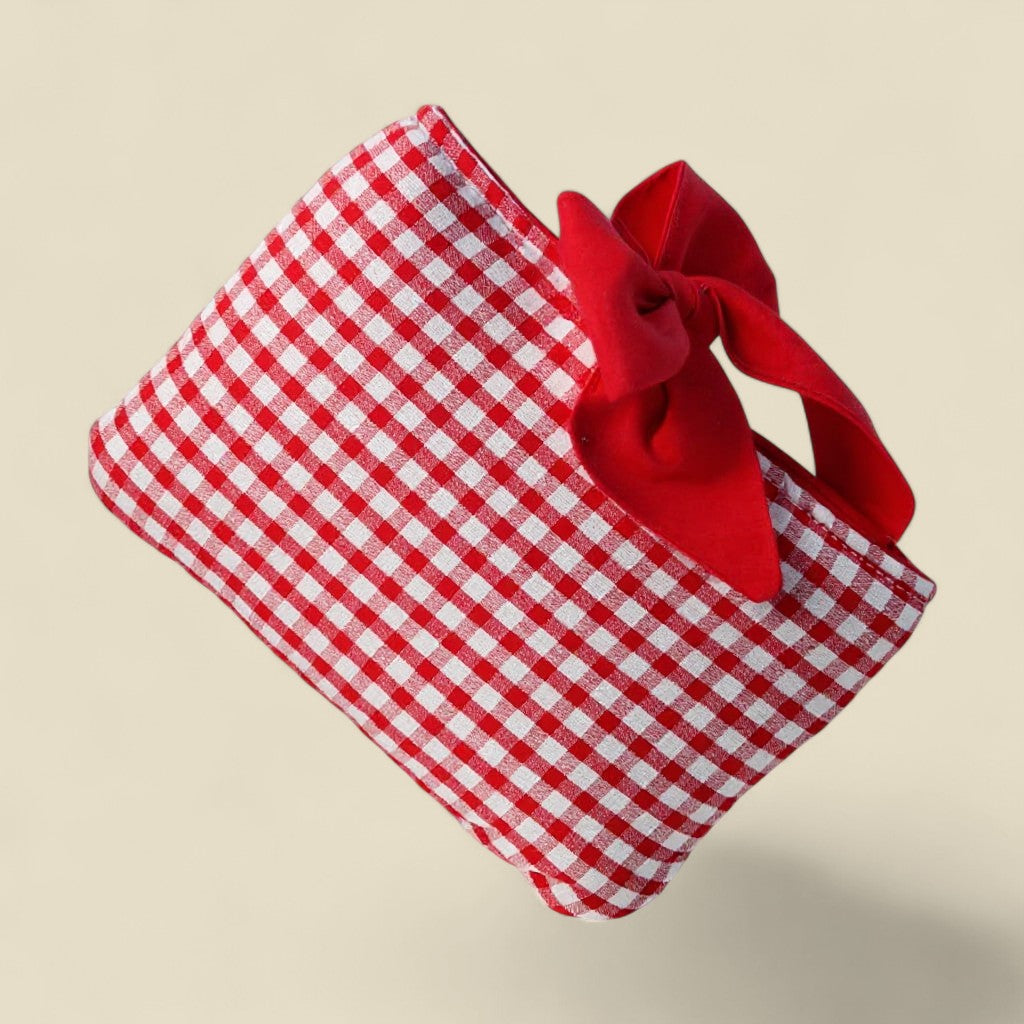 Buchtasche Karos