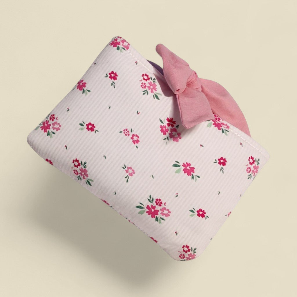 Buchtasche Rosa Blüten